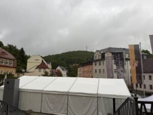 View over Glashütte from the German Watch Museum