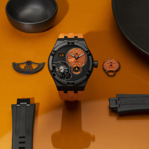 Maurice Lacroix AIKON MASTER GRAND DATE Orange - Courtesy of Maurice Lacroix