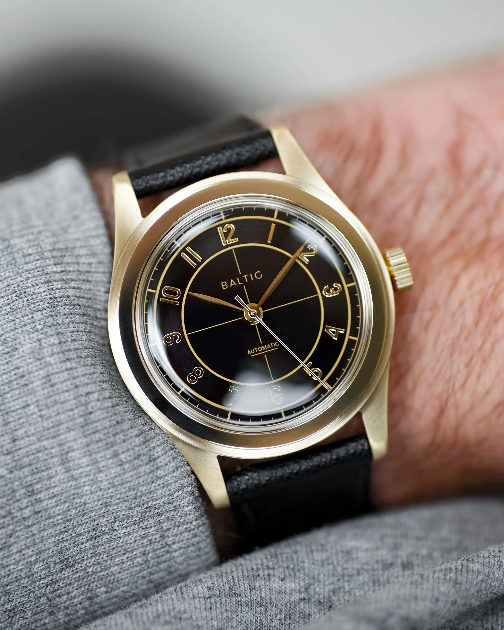 Baltic HMS 002 Gold PVD - Black - Courtesy of Baltic