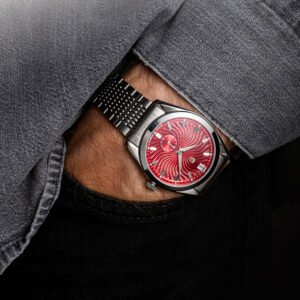 HEINRICH Radiance Guilloche burgundy - Courtesy of HEINRICH