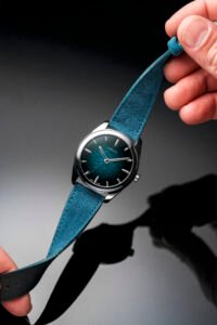 AWAKE Son Mai Silver Leaf Atlantis Blue Strap - Courtesy of AWAKE