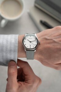 Rosenbusch Horizon Canvas White Wristshot - Courtesy of Rosenbusch