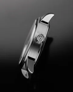 AWAKE Sơn Mài Guilloché Case Profile & Crown – Courtesy of AWAKE