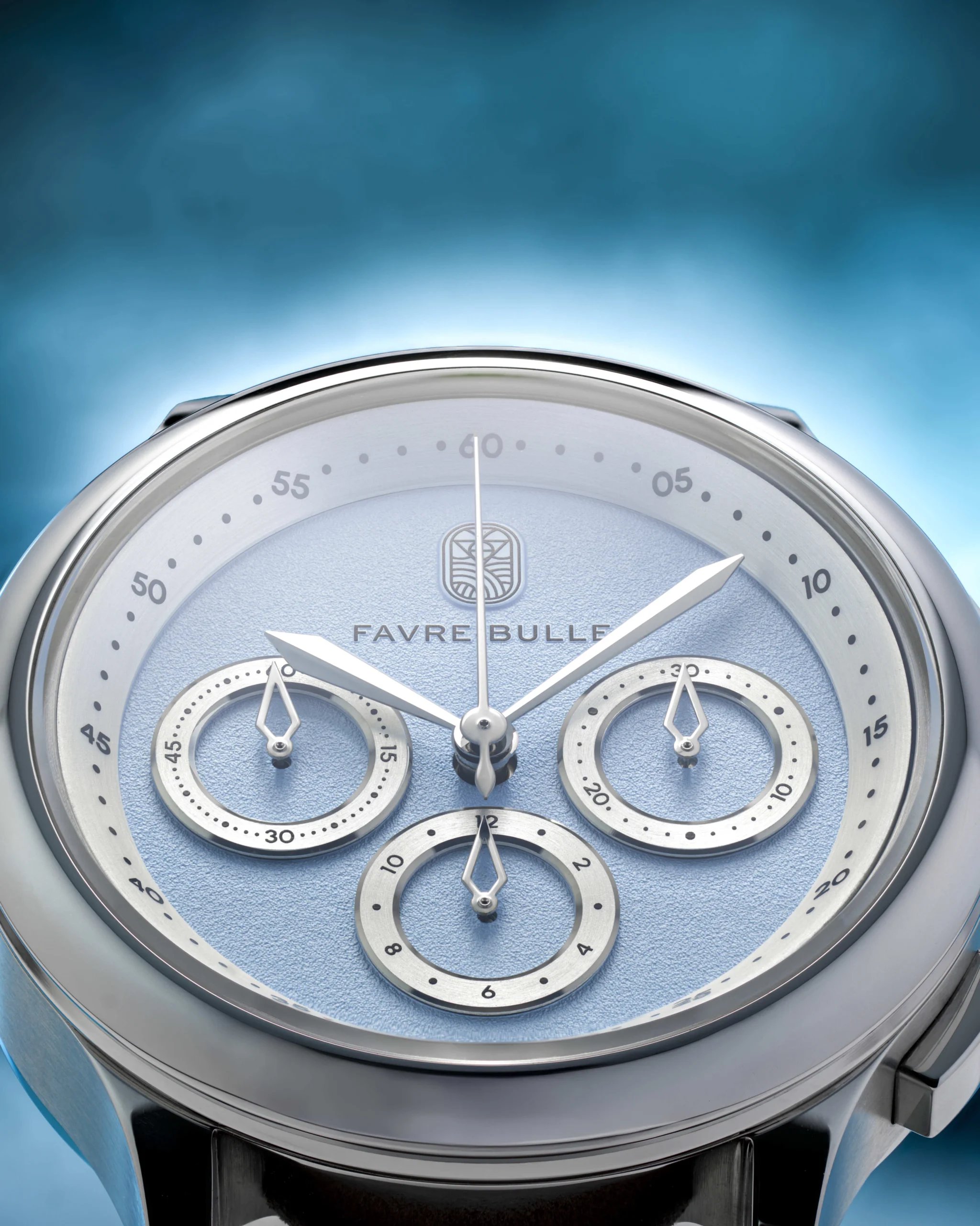 Favre Bulle Ice Blue Dial - Courtesy of Favre Bulle