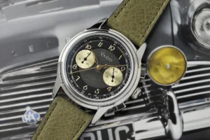 Vario Empire Gunmetal Tuxedo Tachymètre MecaQuartz - Courtesy of Vario