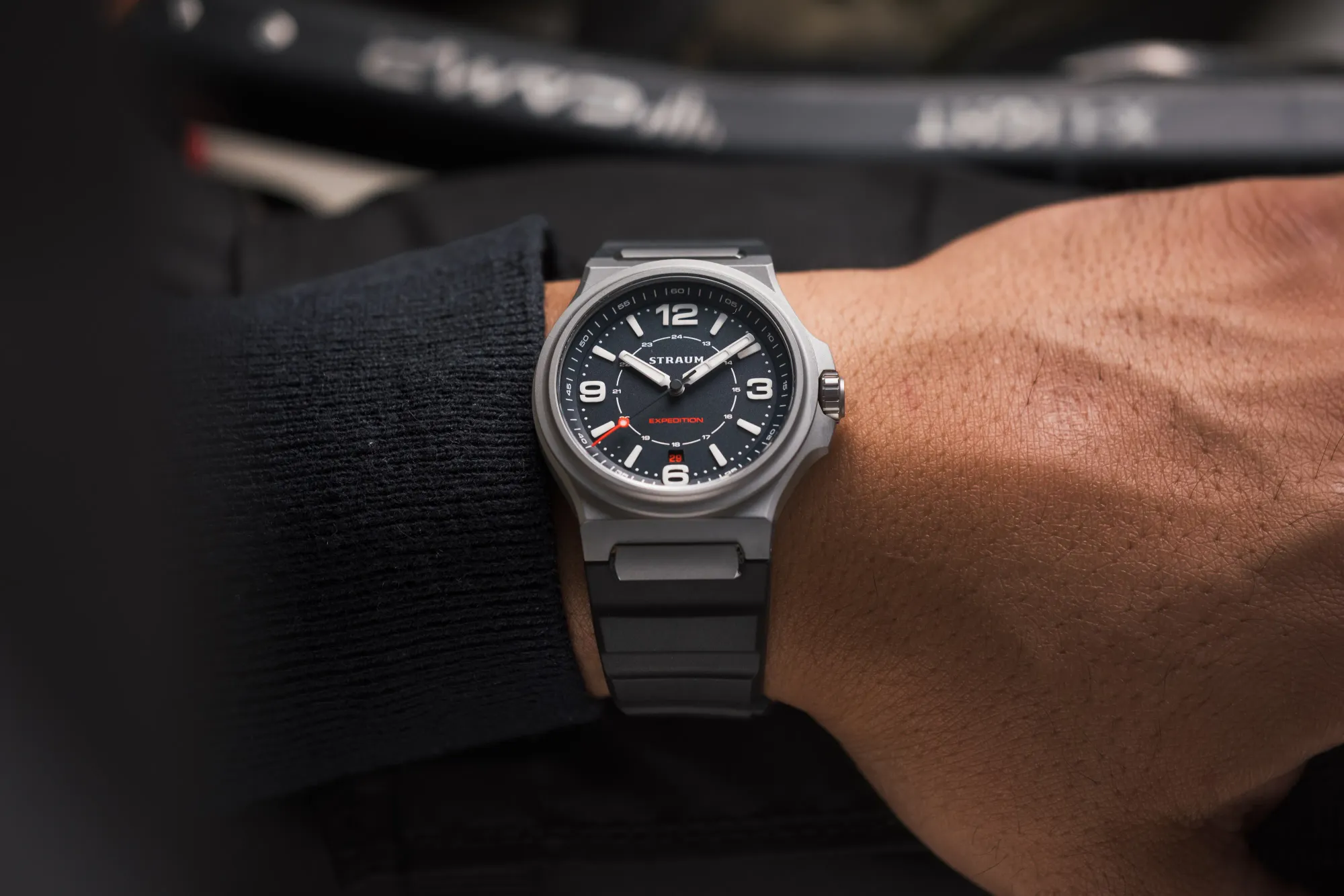 Straum Expedition Midnight Blue Wristshot - Courtesy of Straum