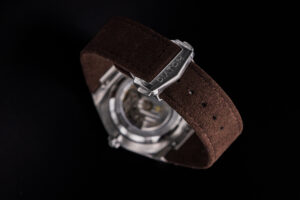 Diatom Terra Meteorite Dune Alcantara Clasp - Photo by Lena Oberhofer