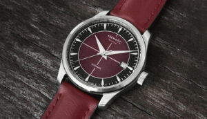 Trematic ZY6 Borgogna Dial Closeup